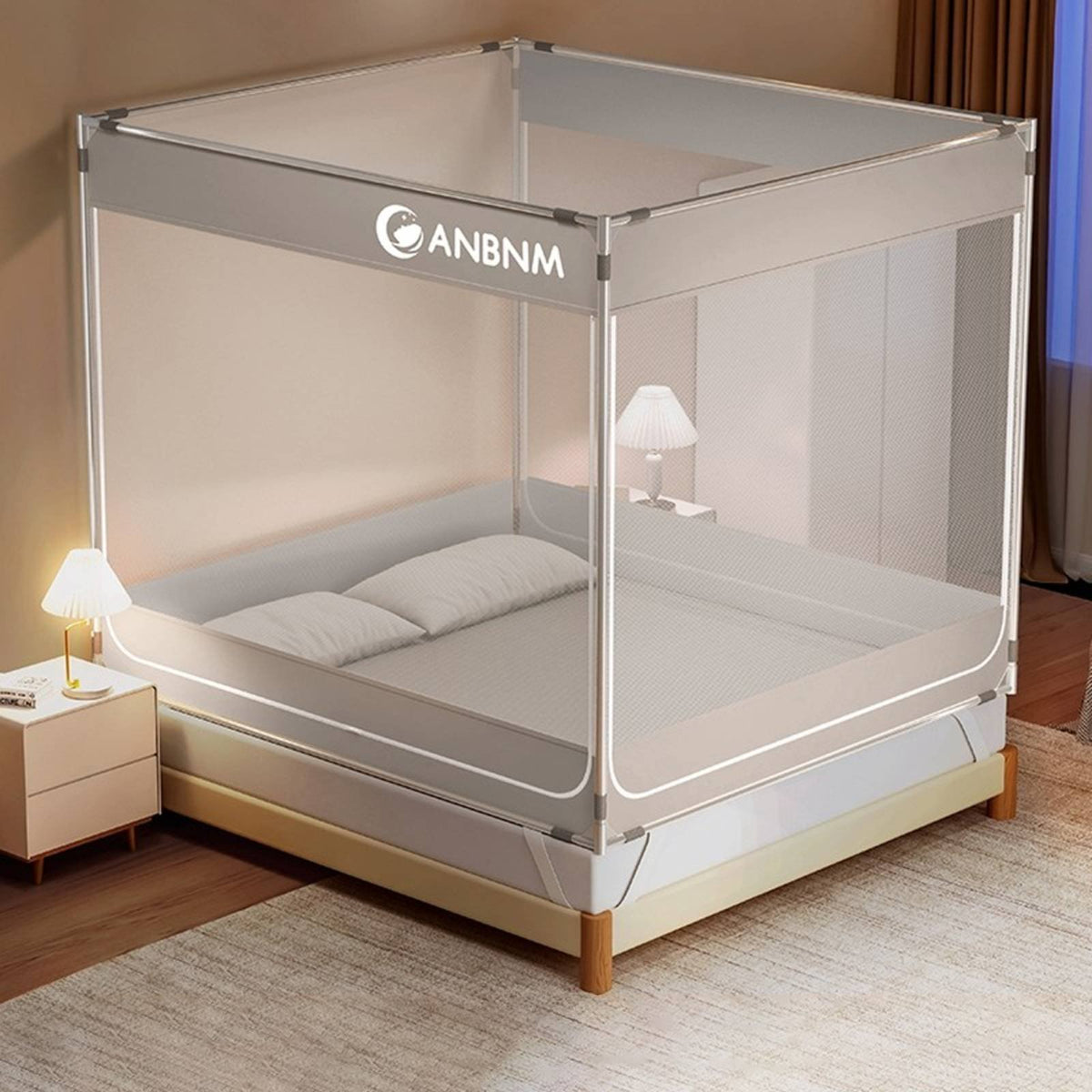 Instant Net Complimentary Standing Anti-Fall Bed Canopy Child-Safe Material