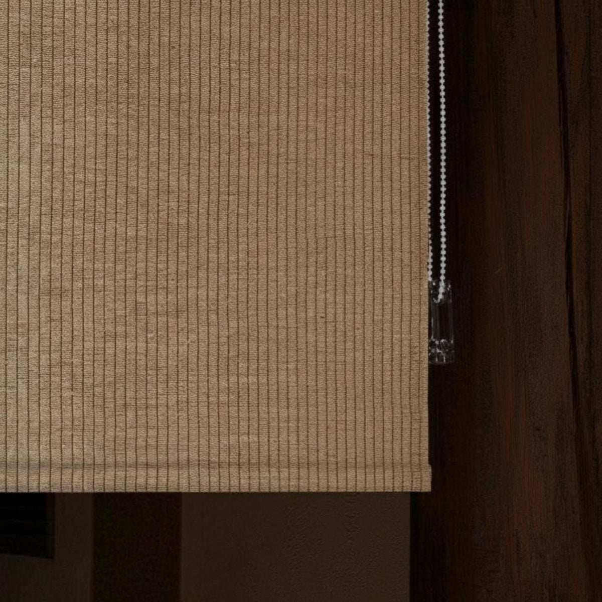 Folding Roman Blind Wabi-Sabi design Roman Shade Natural Aesthetic for Restaurant