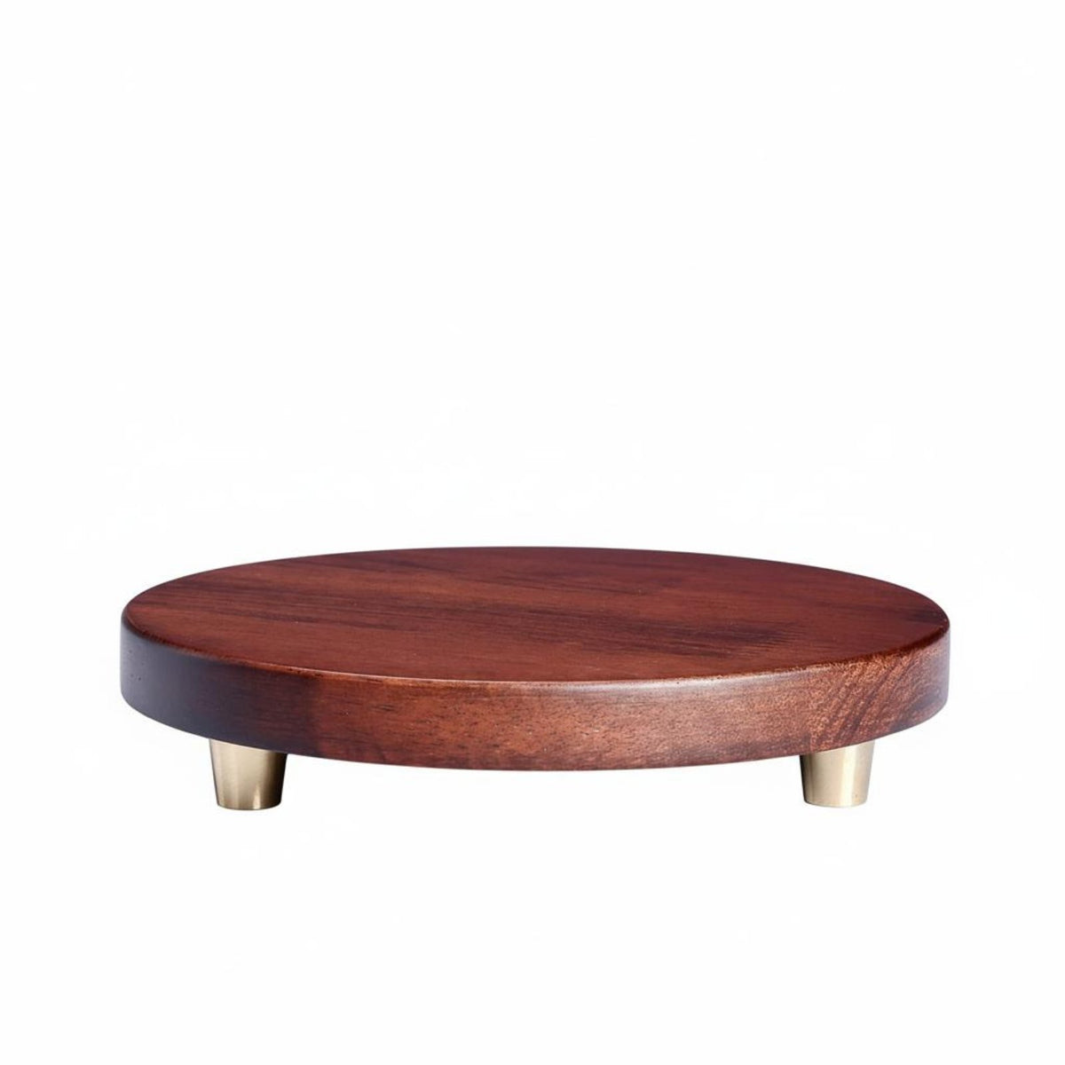 Round Wooden Base Sturdy Decorative Display Riser