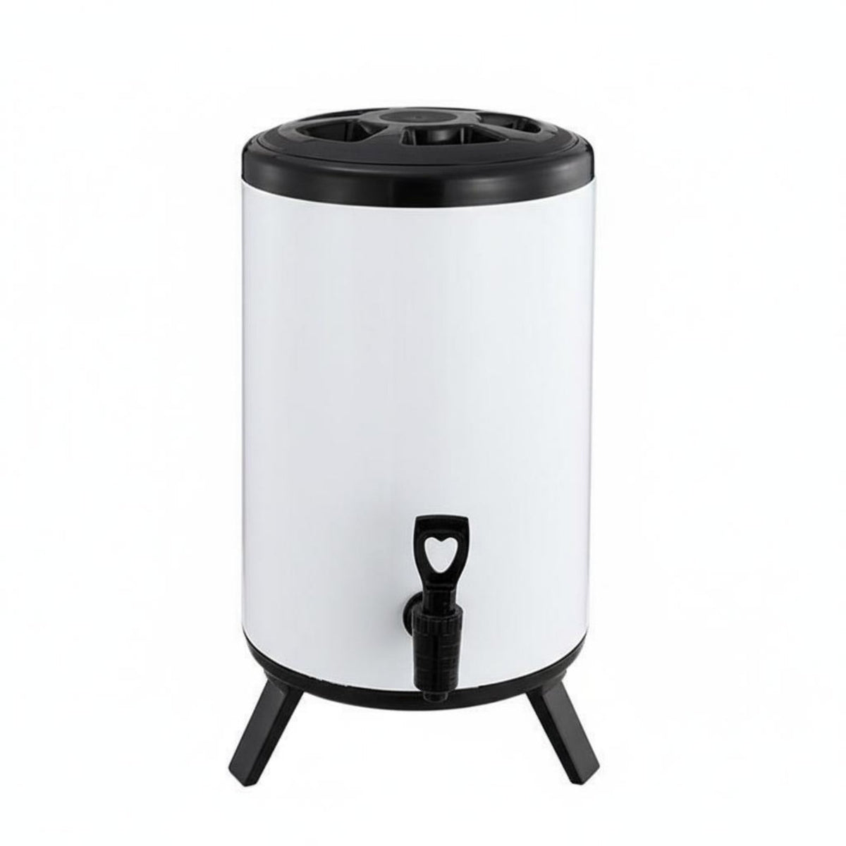 10L Milk Tea Container Double Wall Construction Stainless Steel Insulated Barrel Hot and Cold Thermal Dispenser Easy to Clean