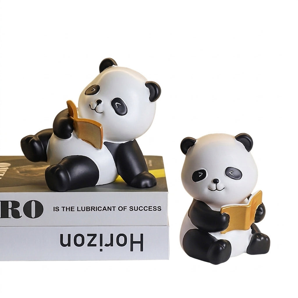 Cute Panda Bookends - Doctor Panda Design
