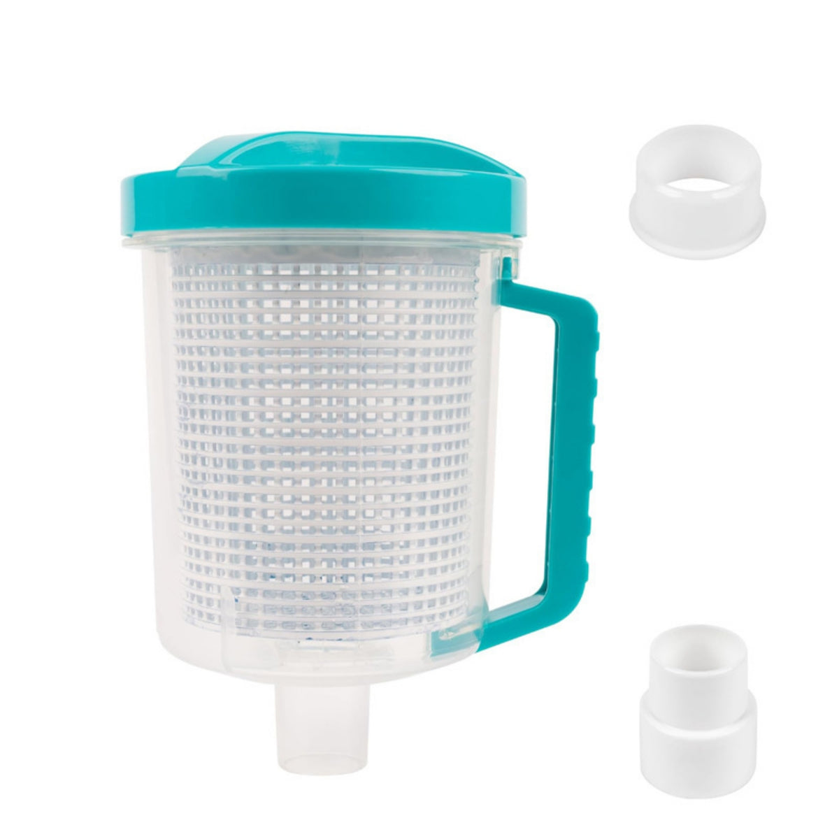 Leaf Canister with Adapter Fittings Clear Debris Catcher Sturdy