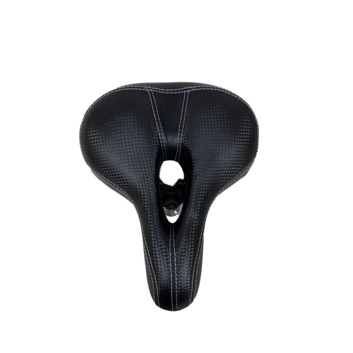 Wear-Resistant Cycle Saddle with Cutout Ergonomic Bike Seat with Metal Rails Comfortable Cycle Seat Easy to Install for Commuters, Cyclists