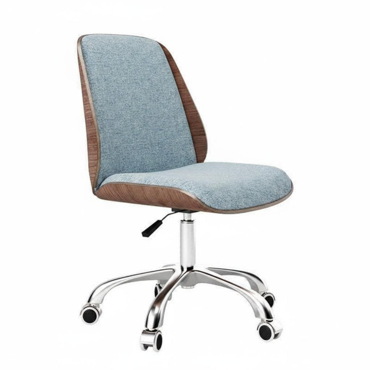 Curved spine rolling Chair Adjustable Height rotating Seat fluid Rolling rollers