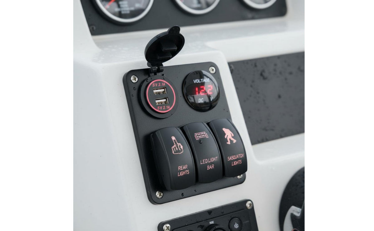 Toggle Control Panel with Charging Port Charger Multi-Functional Control Panel with Charging Port Charger Automotive Electronic