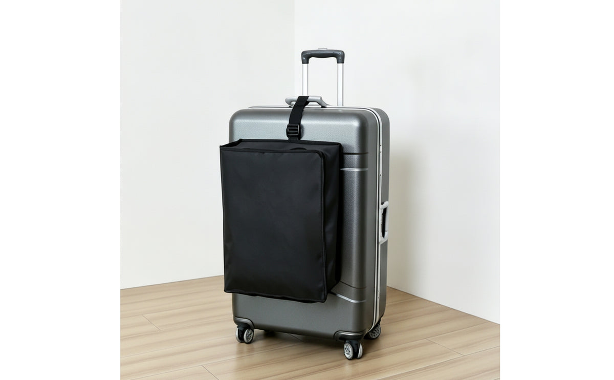 Oxford Cloth Suitcase Hanging Bag Waterproof Hanging Luggage Organizer Soft-Sided Suitcase Organizer Portable for Travelers, Commuters, Business Trips, Airport Transit