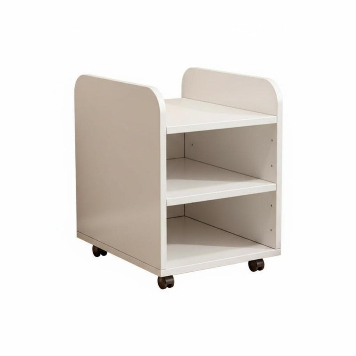 Wheeled Utility Cart with Drawer Adjustable Shelf Office Cabinet for Under Desk