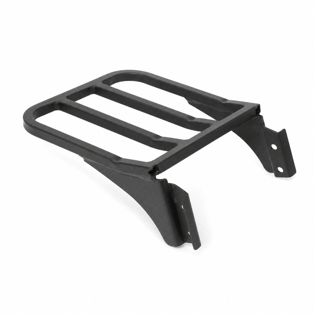 Black Finish Motorcycle Rear Rack Bolt-on Rear Luggage Rack Robust Support Shelf Heavy-Duty for Motorcyclists, Commuters, Touring, Commuting