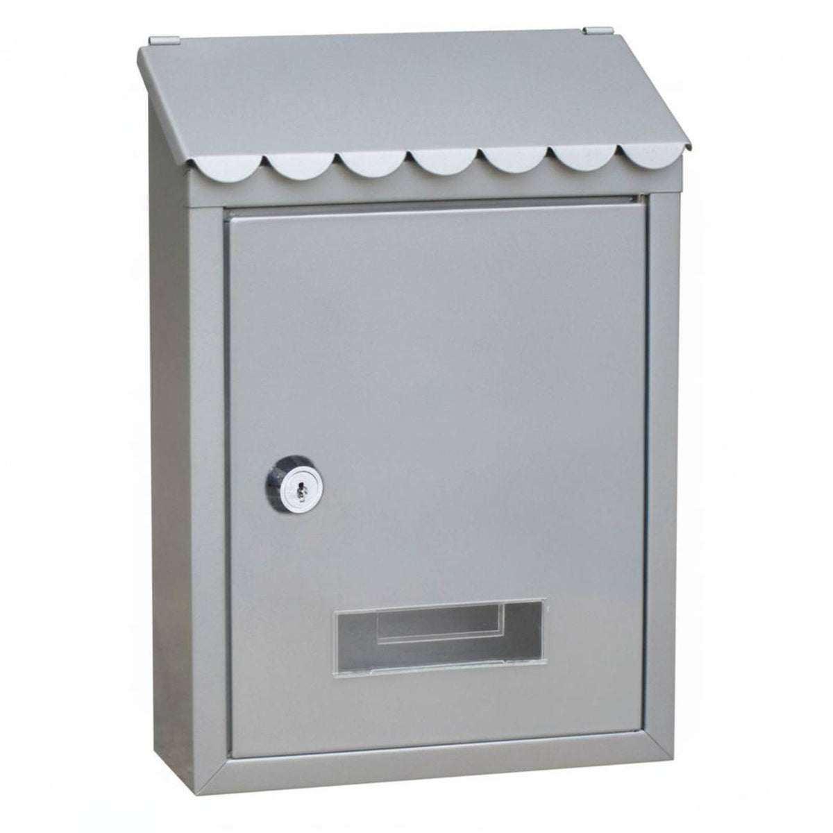 Metal Mailbox Weather Resistant Outdoor Mailbox Key Lock Letter Box for Villa Owners, Gate, Front Porch