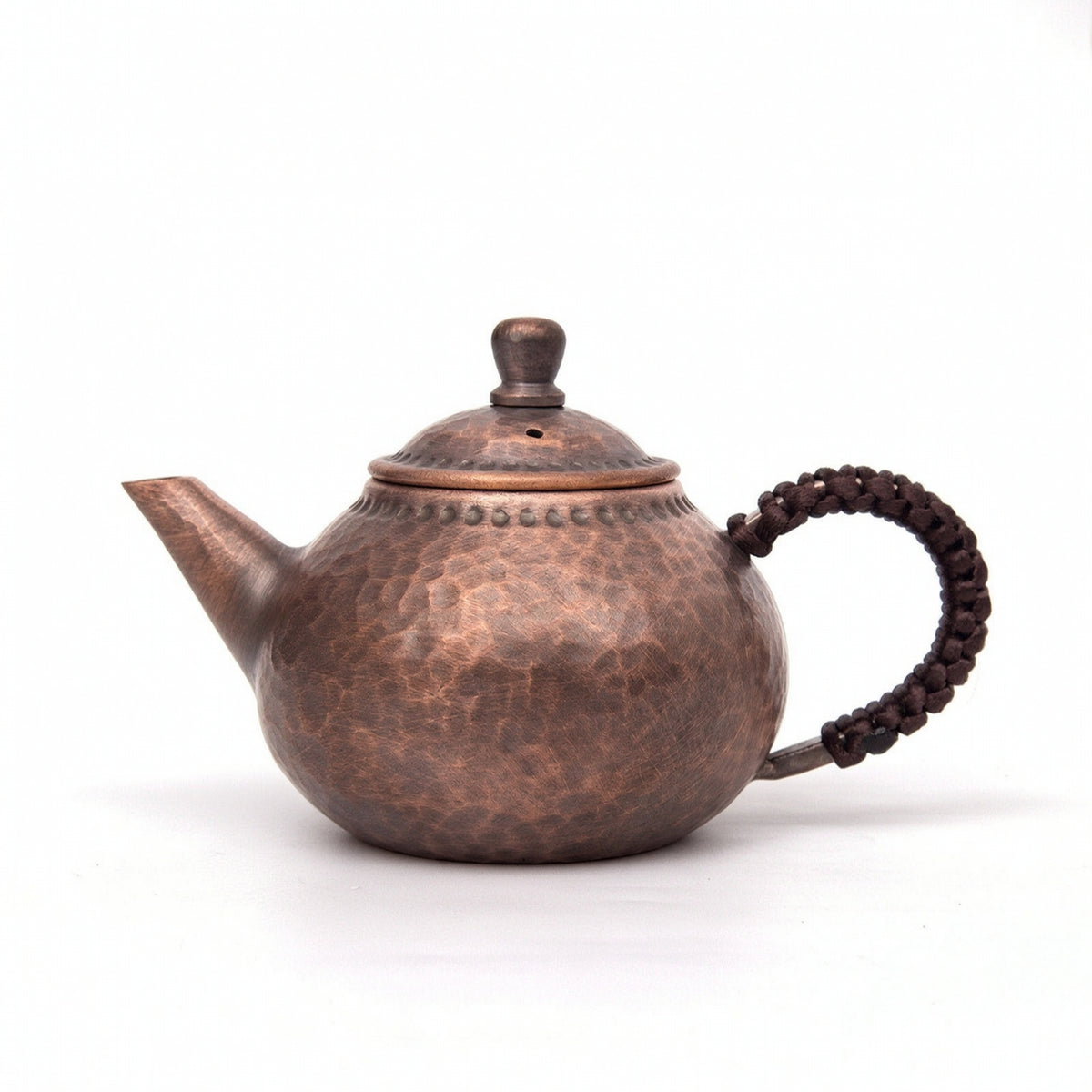 Hammered Copper Teapot Handcrafted Copper Kettle Elegant Hammered Kettle for Tea Lovers, Collectors