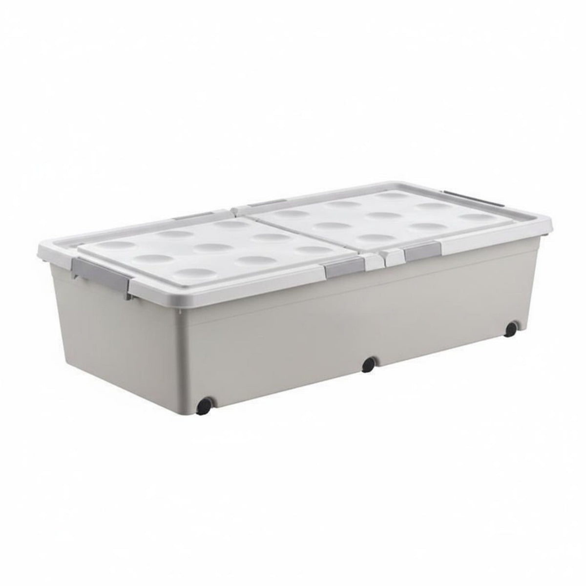Rolling Under-Bed Container Easy to Pull away Rolling Container with Lid