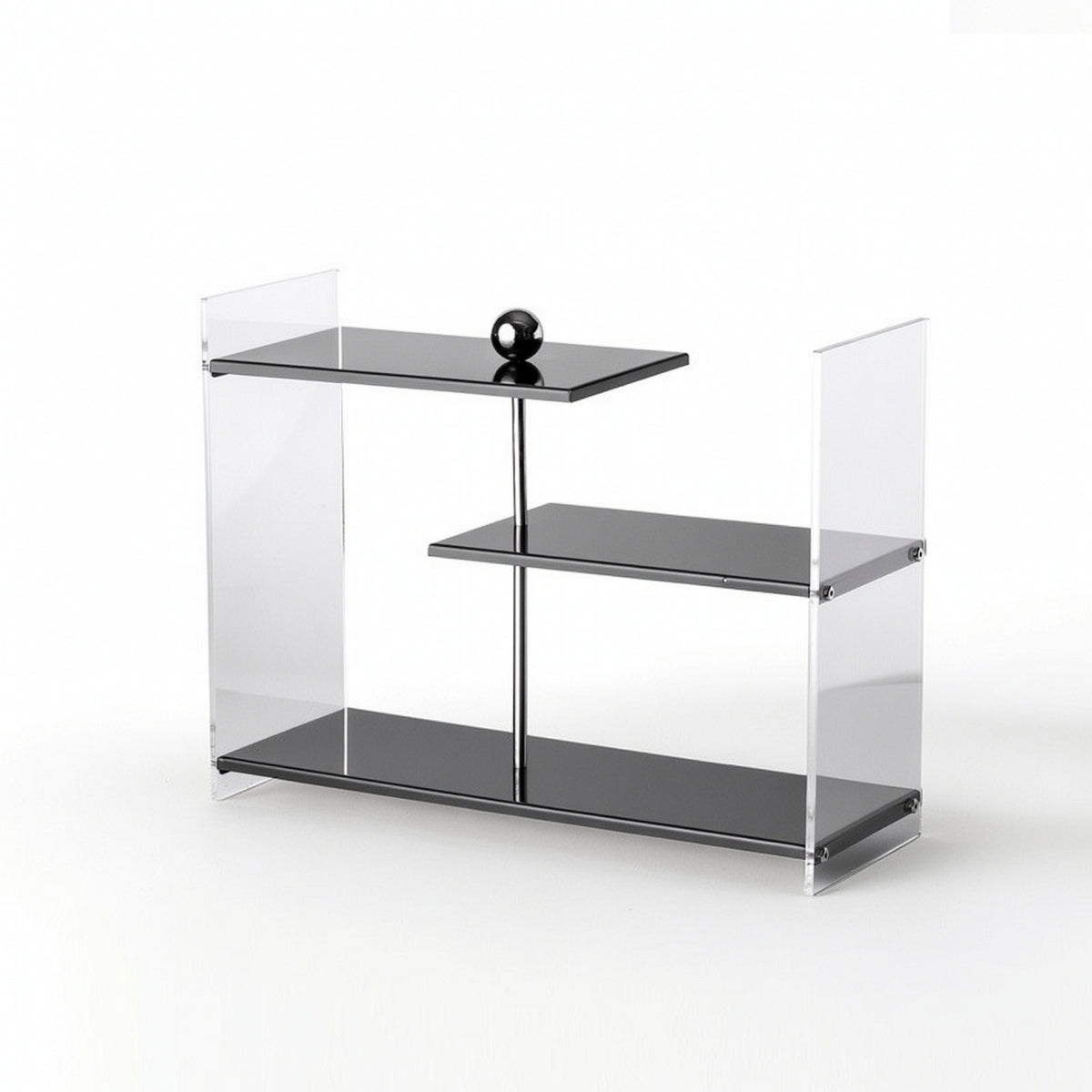 Staggered Countertop Rack Tiered Display Shelf Stable Acrylic Shelf for Coffee Bar