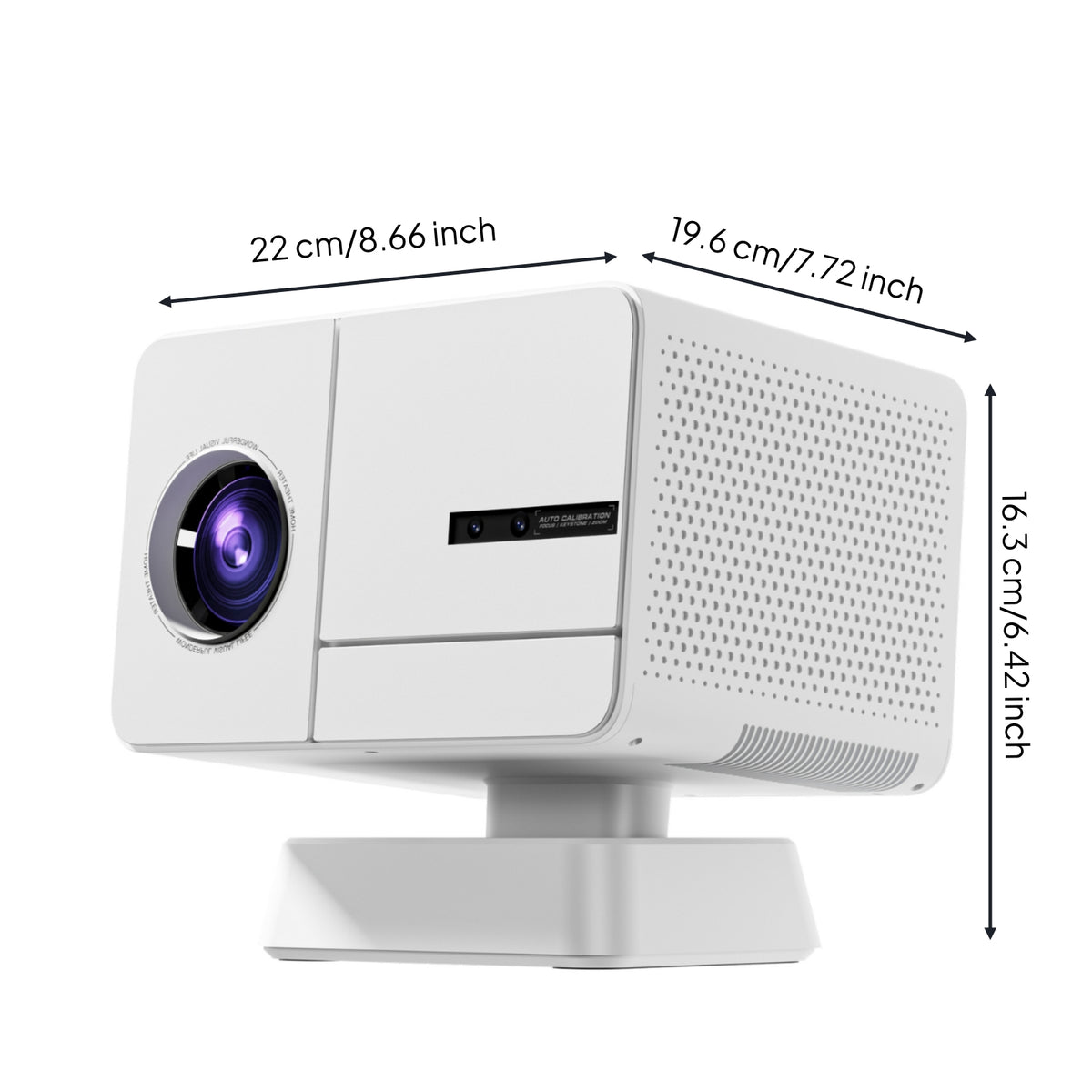 Auto Focus Display Device with Stand Smart 1080p Display Device Adjustable Wireless for Living Room