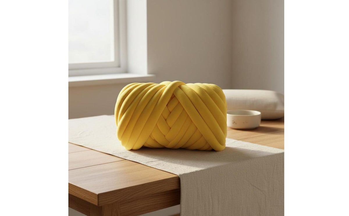 Velvet Tube Yarn No Shedding Filled Yarn Machine Washable Craft Material for Beginners