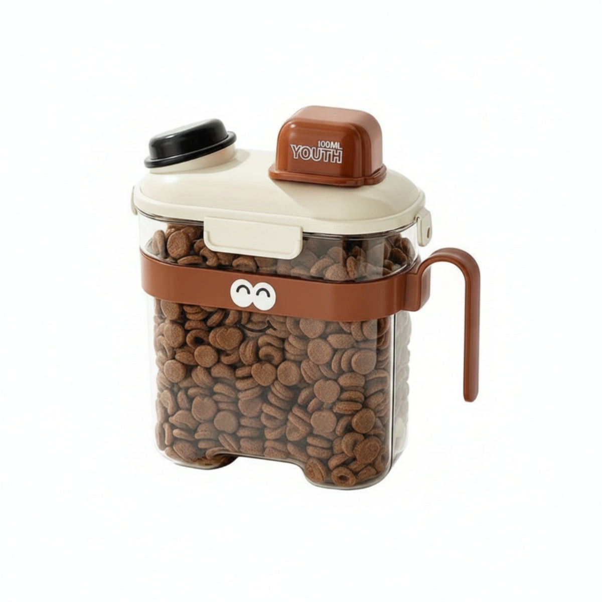 Pet Food Storage Container Airtight Pet Food Container Clear for Countertop