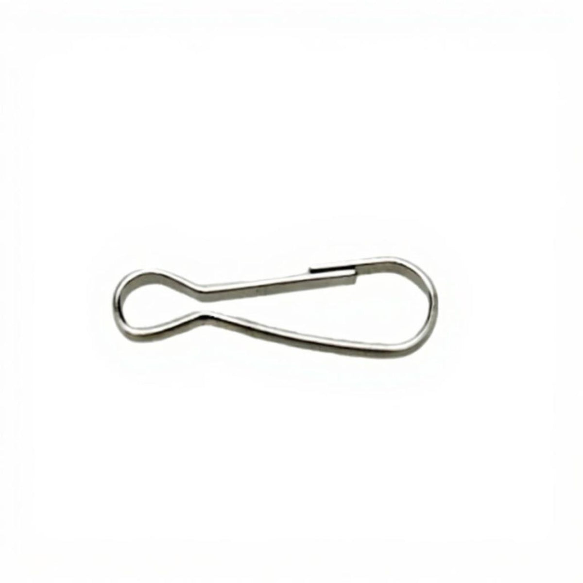 Metal-coated drapery hook, metal organizer accessory, rust-resistant hanging storage, DIY craft, keychain fastener