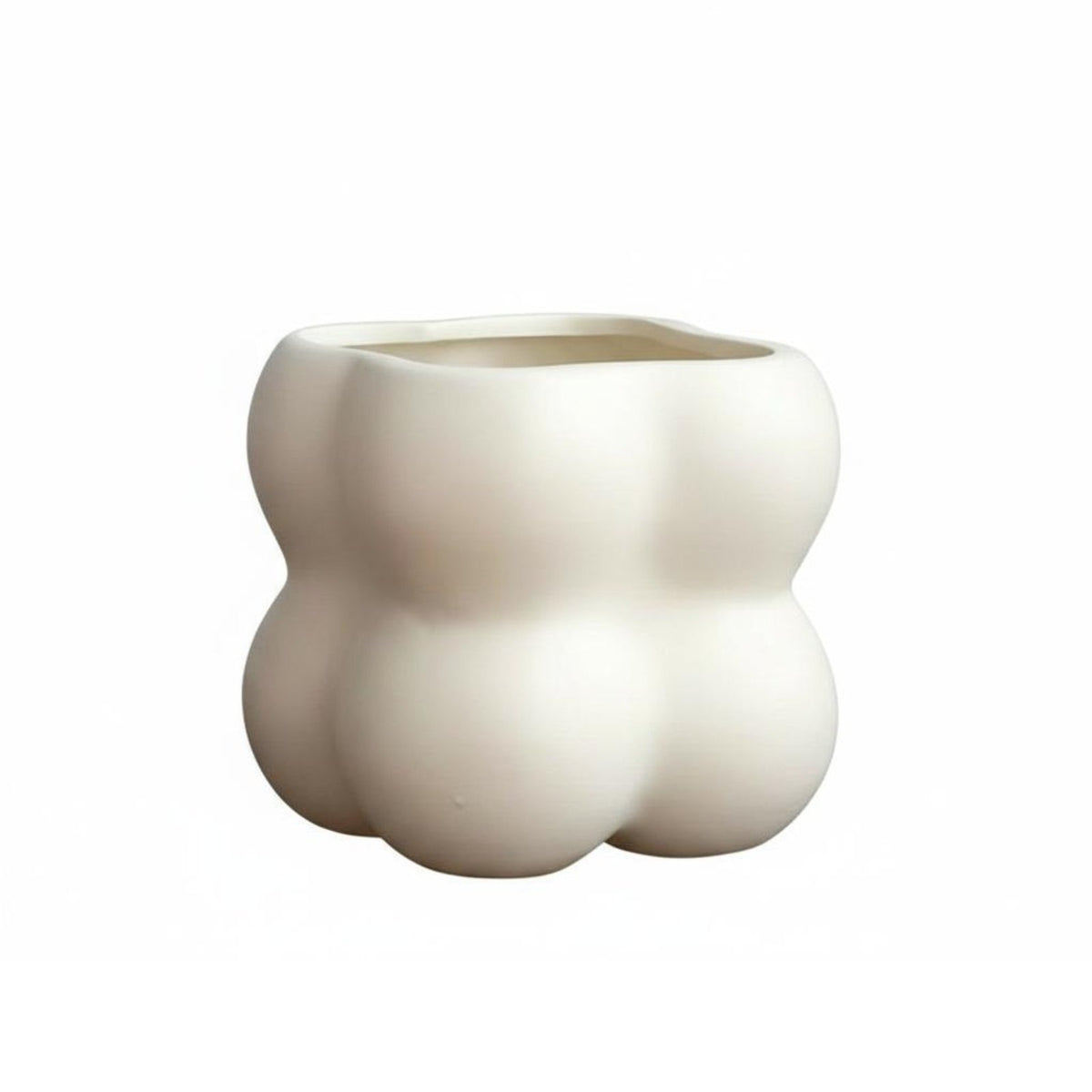Ceramic Planter with water collecter Nordic and design Plant Container Minimalist Design