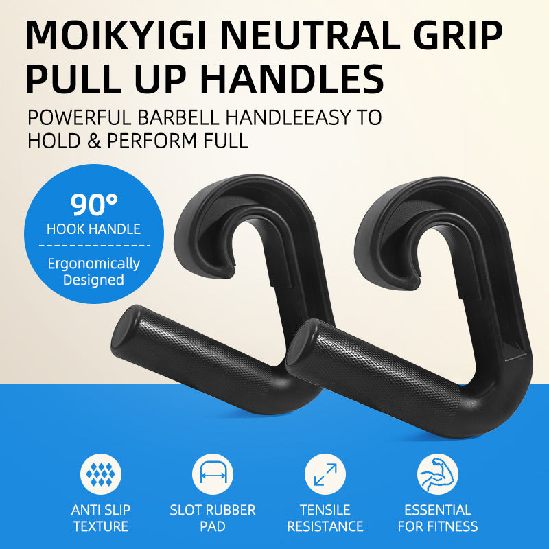 Hook Type Fitness Handle for Pull-ups and Rows
