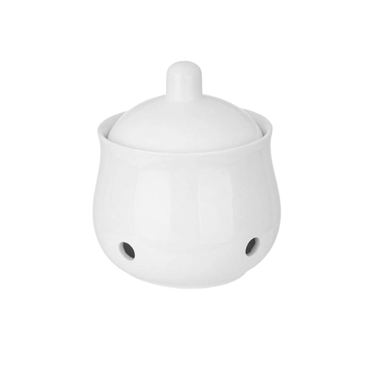 Ceramic Garlic Keeper Breathable Design Ventilated Garlic Keeper Easy to Clean Kitchen Accessory for Countertop