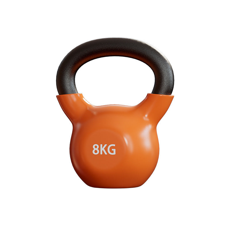 Cast Iron Kettlebell with Rubber Coating for Women's Fitness