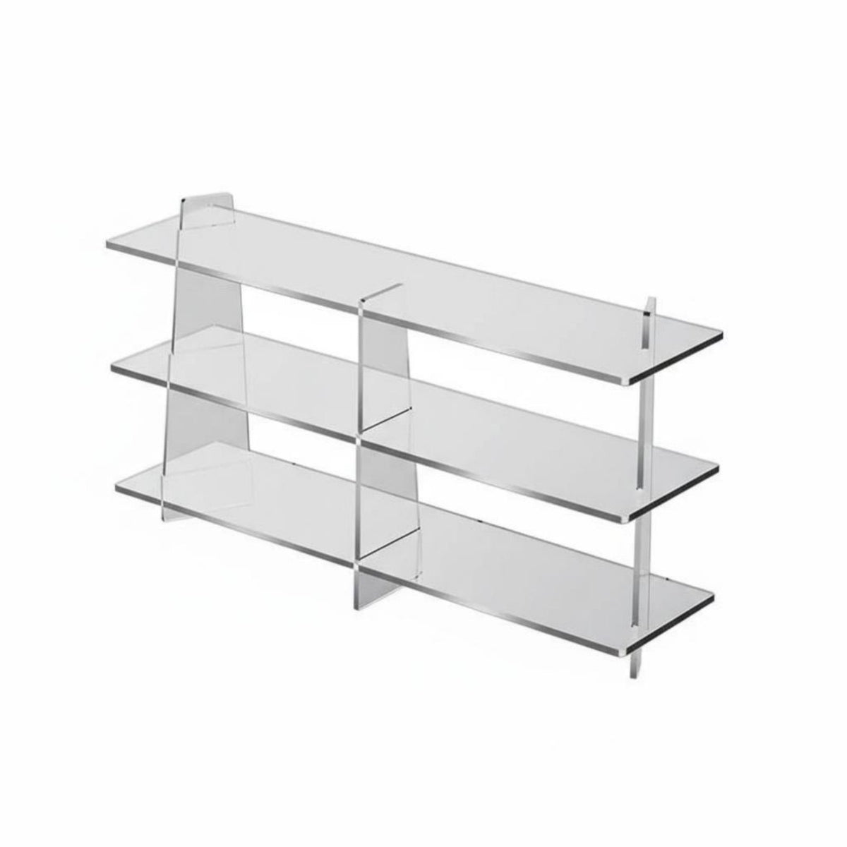 Multi-Tier Floor Shelf Modern Minimalist Aesthetic Multi-Tier Shelving Unit Adaptable Use Space-Saving for Bathroom, Entryway