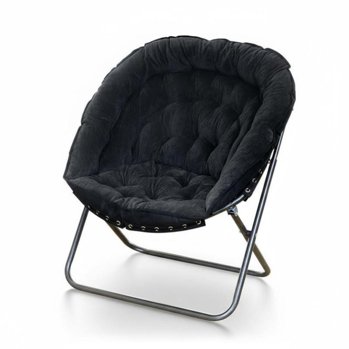 Luxuriously Soft Saucer Chair Foldable Padded Saucer Chair Modern Design