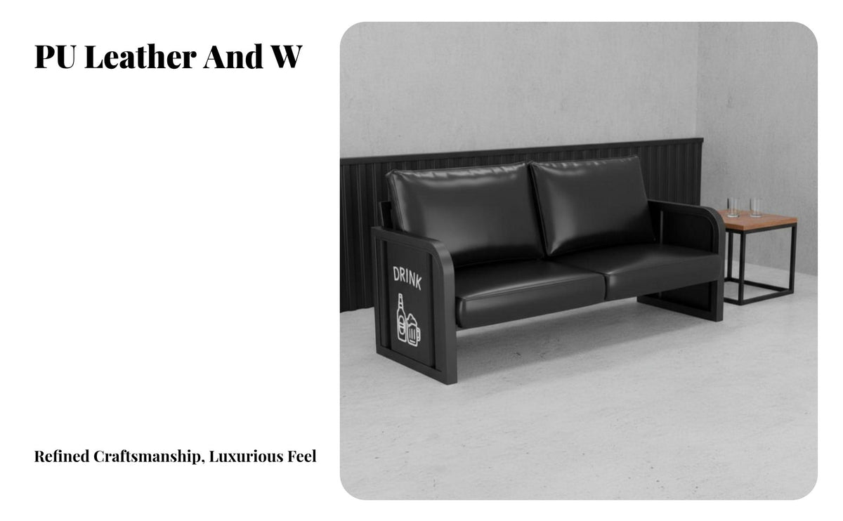 Utilitarian Design Restaurant Booth Bench sturdy Construction Shipping Container Sofa sturdyDuty Upholstery Commercial Furniture Easy to Clean for Bar Owners, Interior Designers, Cafe, Bistro, Coffee Shop, eatery