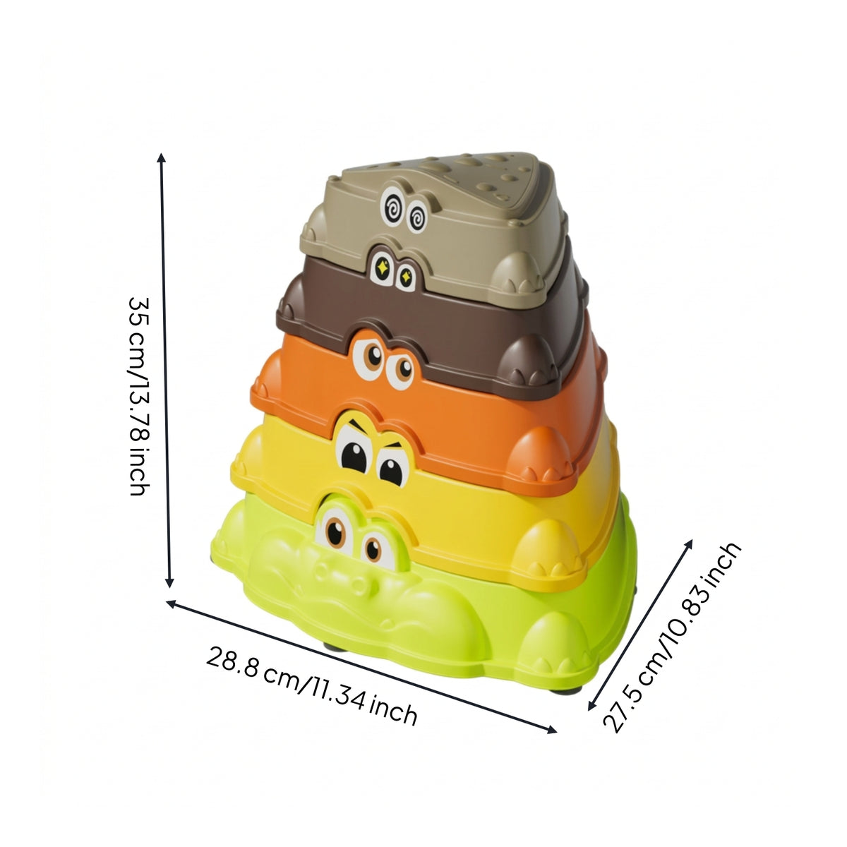 4 Pieces Stepping Stones Sturdy Toy Durable for Playroom, Home, Kids