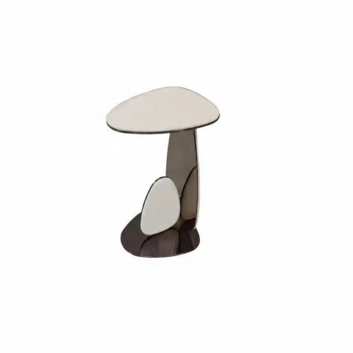 C-Shaped Sofa Table Minimalist Design Household Furniture Movable Slim fromline for Homeowners, Adults, Small Spaces, Bedroom