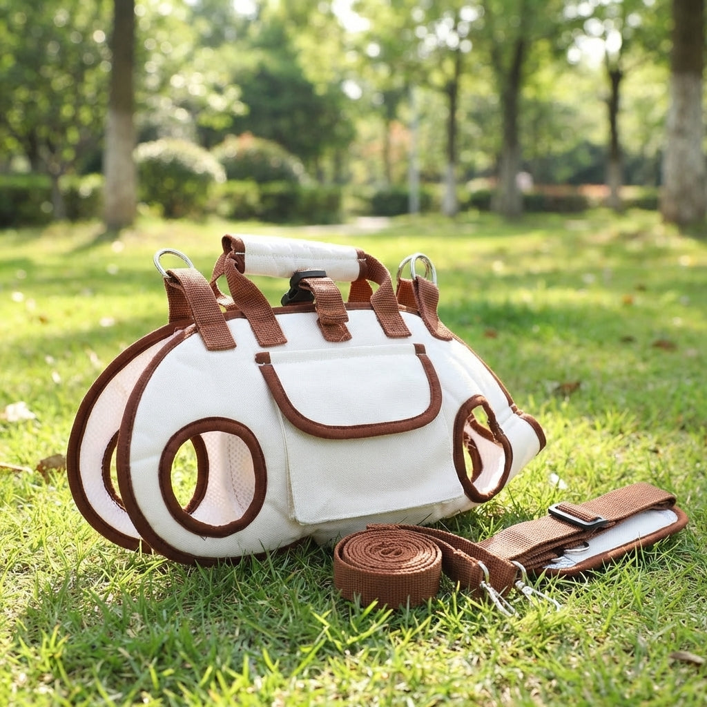 Cat Carrier Backpack and Portable Pet Carrier, Multi-Way Oxford Outdoors Pet Bag with Handle, Breathable Pet Backpack for Travel and Small Dogs