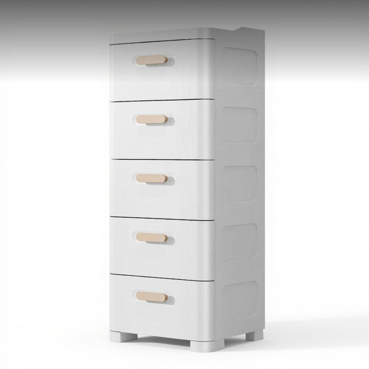 Plastic Storage Cabinet with Drawers, Multi-Layer Organizer