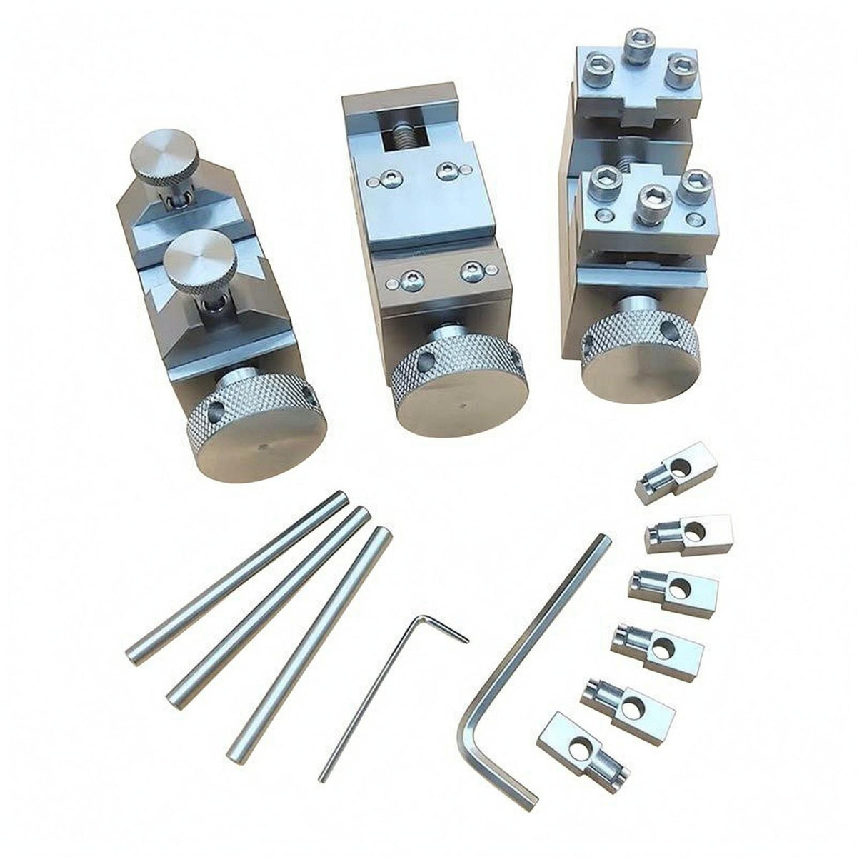 3 Pieces Metal Timepiece Strap Tool Set Adjustable Clamping Watch Bracelet Link Remover Set Compact