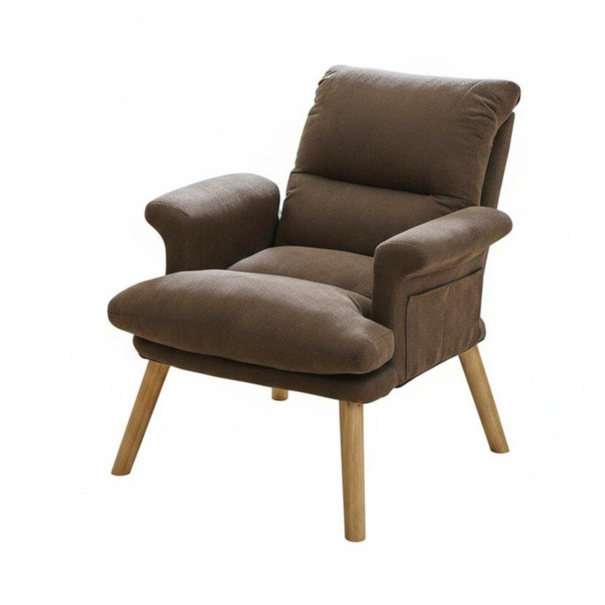 Revolving Armchair with Footrest Adjustable Recline Recliner with Footrest Reclining Function Modern Aesthetic