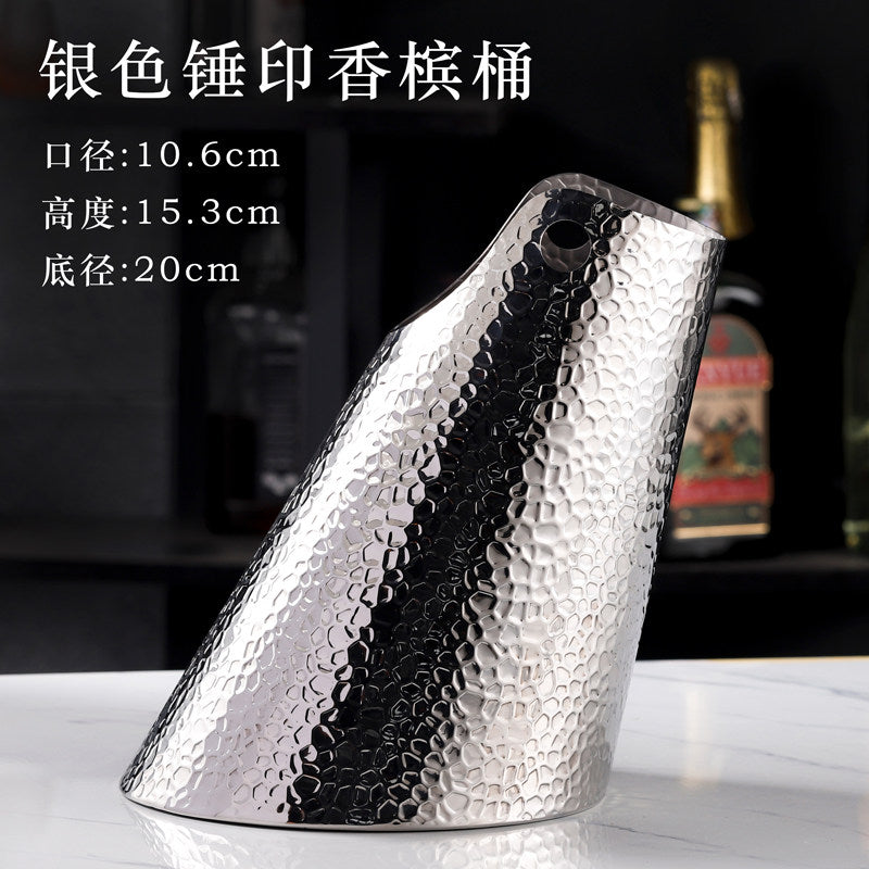 Silver / Hammered