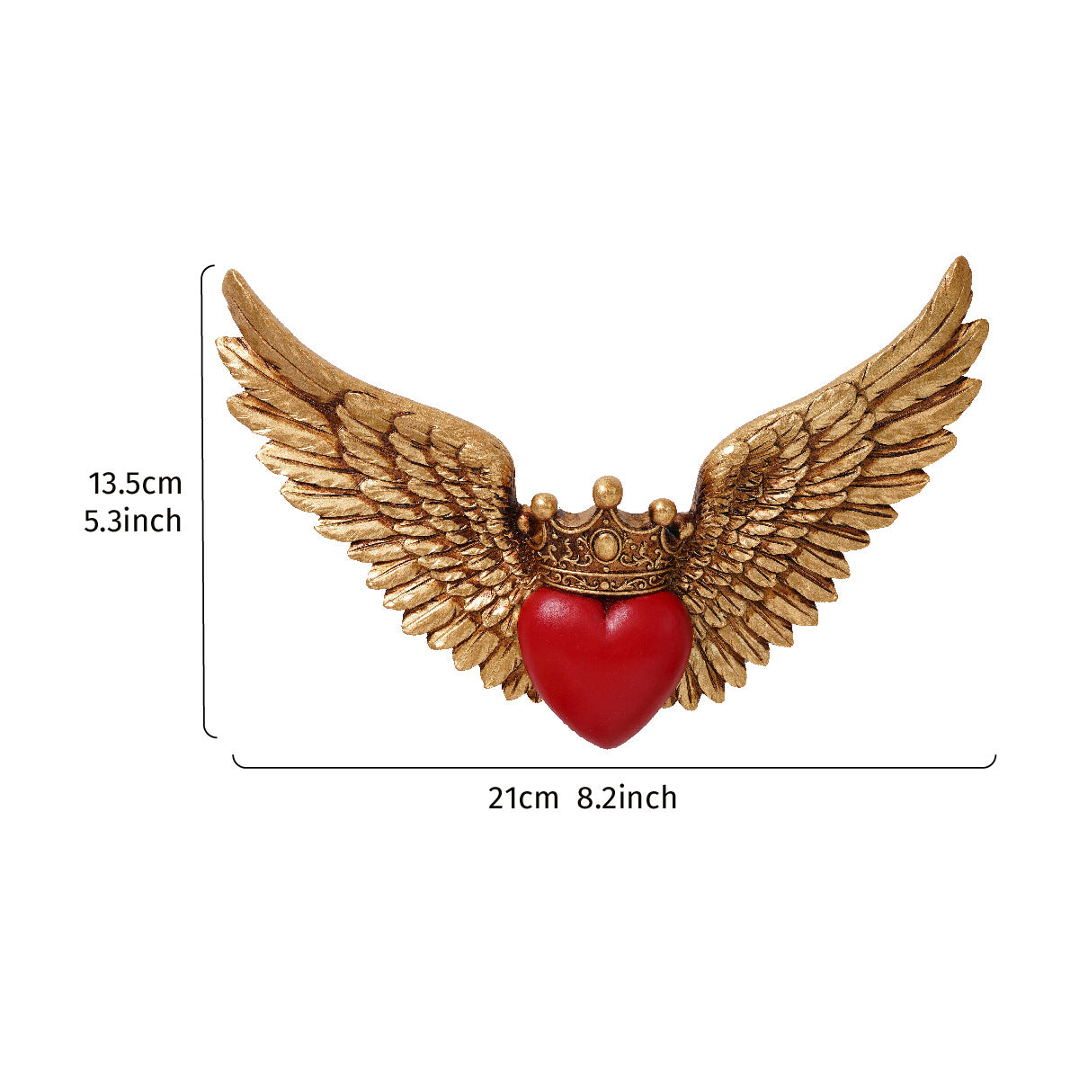 X Crown Red Heart
