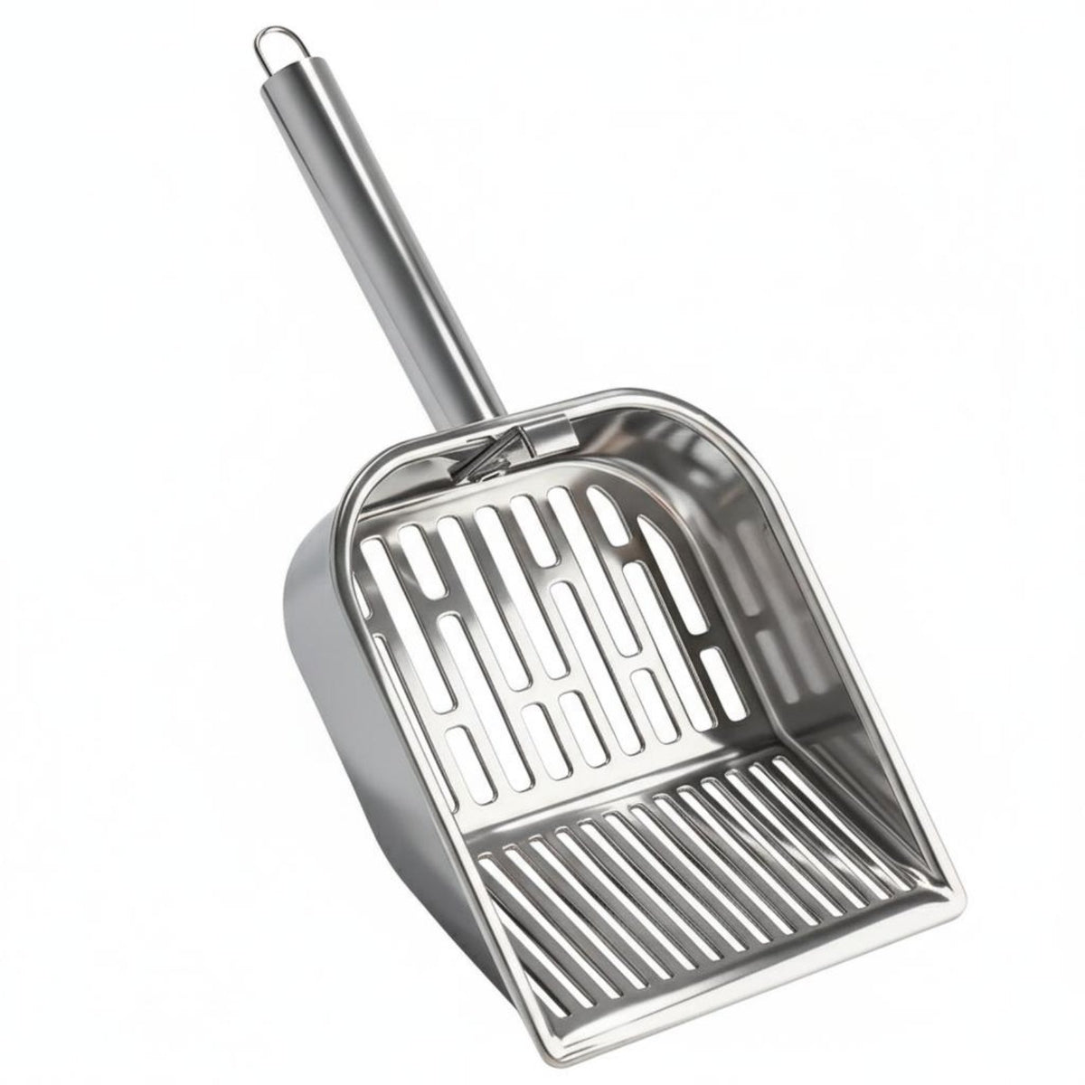 Cat Feline Waste Remover Rust-Resistant Stainless Steel Waste Scooper Fast Sifting Large Cat Litter