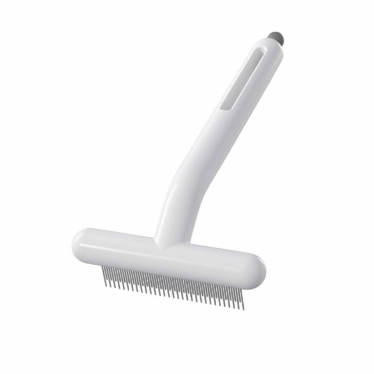 Sturdy Pet Grooming Comb with Metal Teeth Detangling T-Shaped Pet Comb Professional Deshedding Tool Long-Lasting for Dog Owners