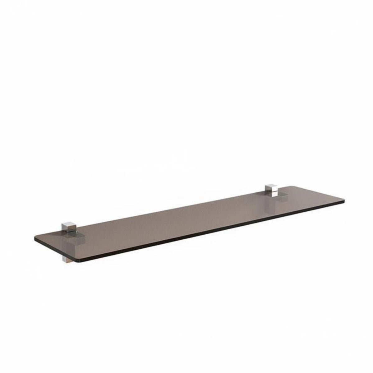 Clear Acrylic Floating Shelf Easy Installation Wall Decor Protective Front Lip