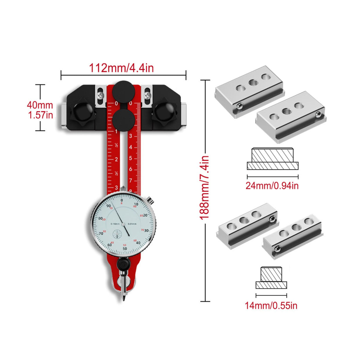Table Corrector Repeatable Precision Table Alignment Gauge for Workshop