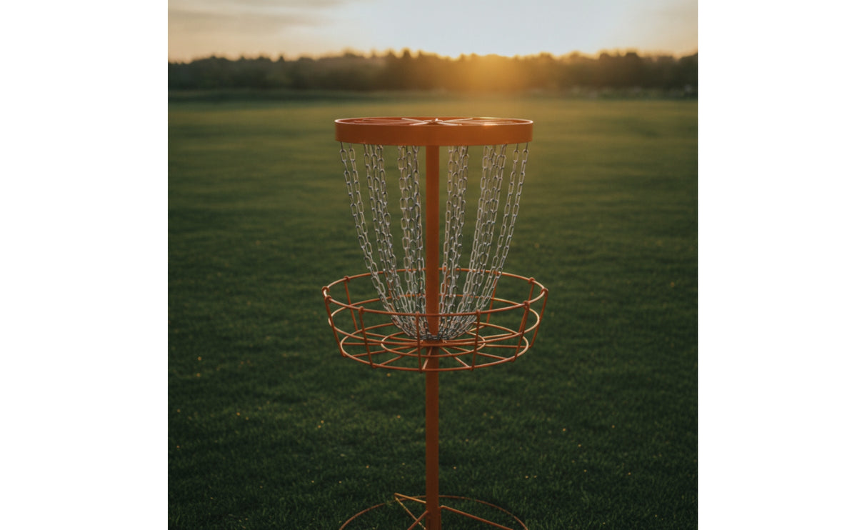 Disc Target Basket Portable Disc Target Basket with Chains Outdoor for Backyard, Garden