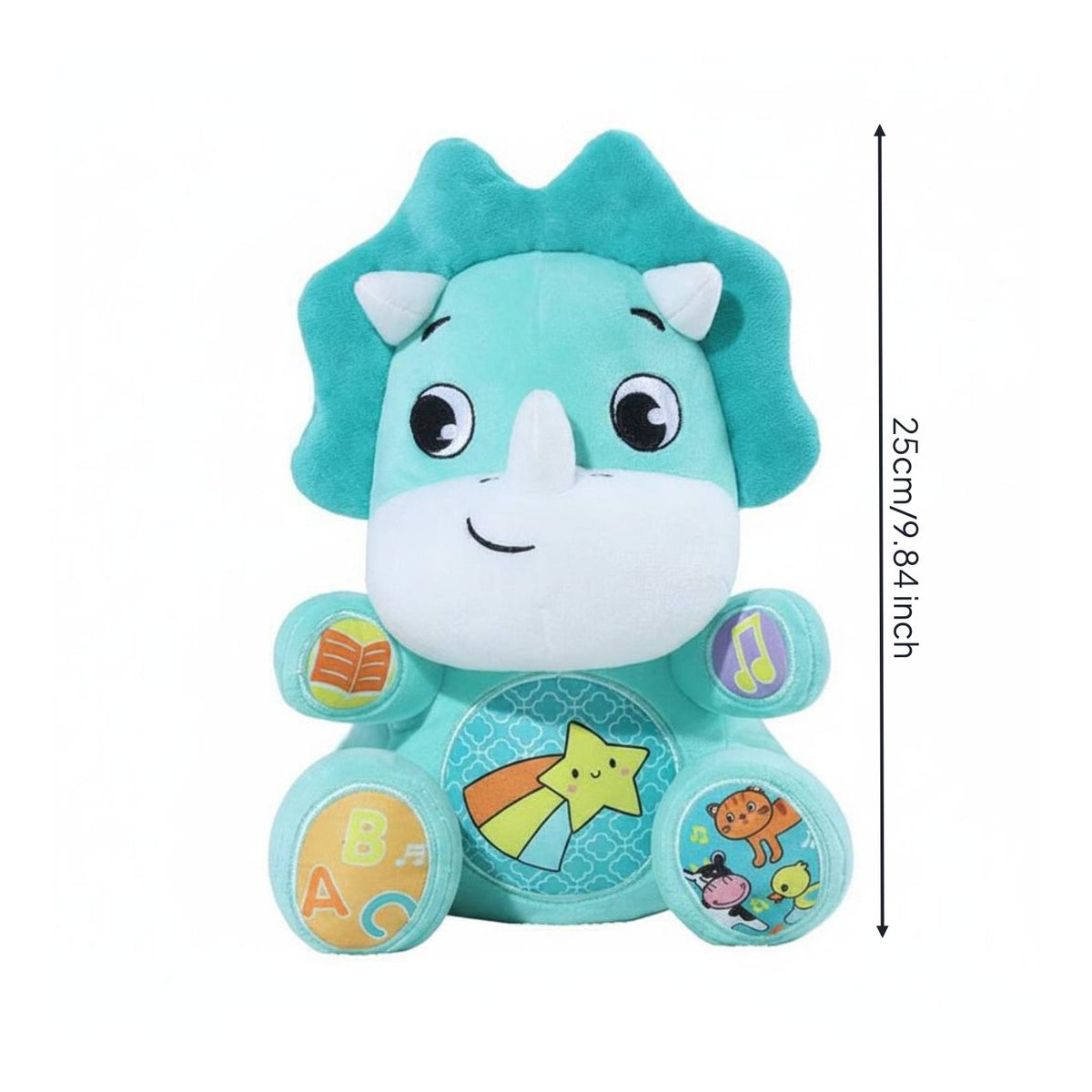Soothing Baby Sleep Aid Toy Crinkle Paper Musical Plush Toy Soft Material Interactive Learning Plushie for Toddlers, Bedtime, Playtime