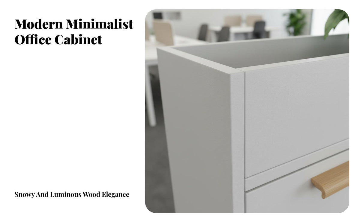Partition Cabinet with Planter Multi-Functional Storage Cabinet Planter Box Space Saving Wooden Office Credenza for Business Owners, Study Room