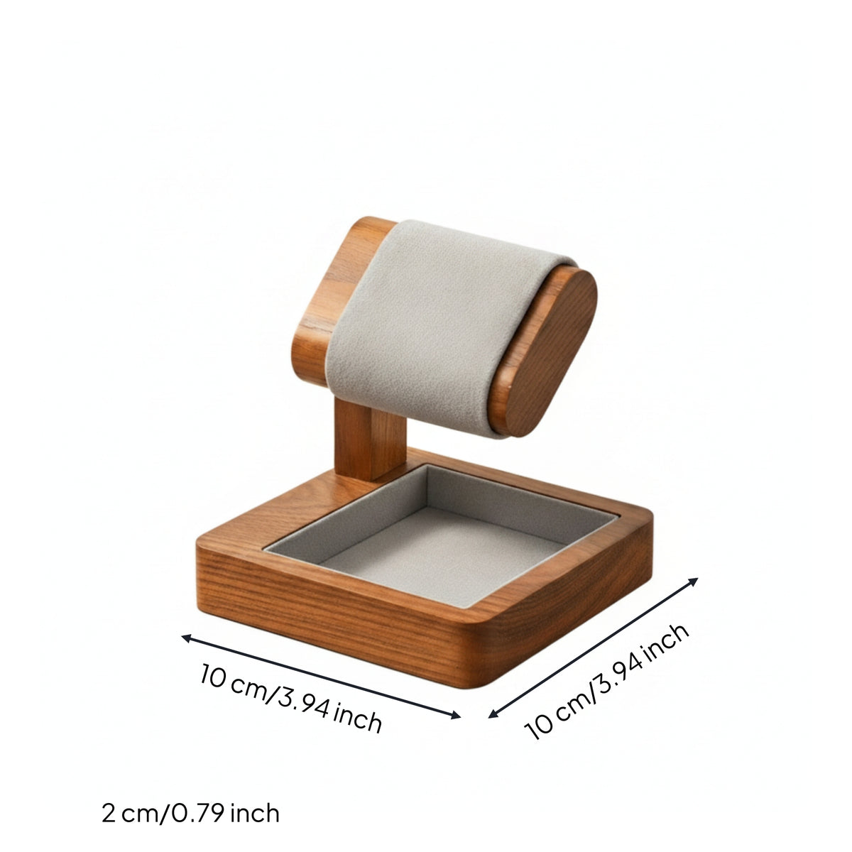 Watch Display Stand with Space-Saving Tray Watch Display Rack Low-Profile for Collectors, Retailers, Dresser, Nightstand, Showcase