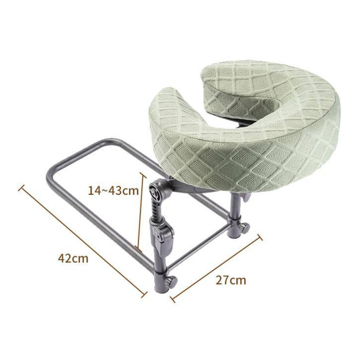 Portable Massage Face Cradle Foldable Prone Posture Cushion Support Easy Storage Health Equipment for Post-Surgery Patients