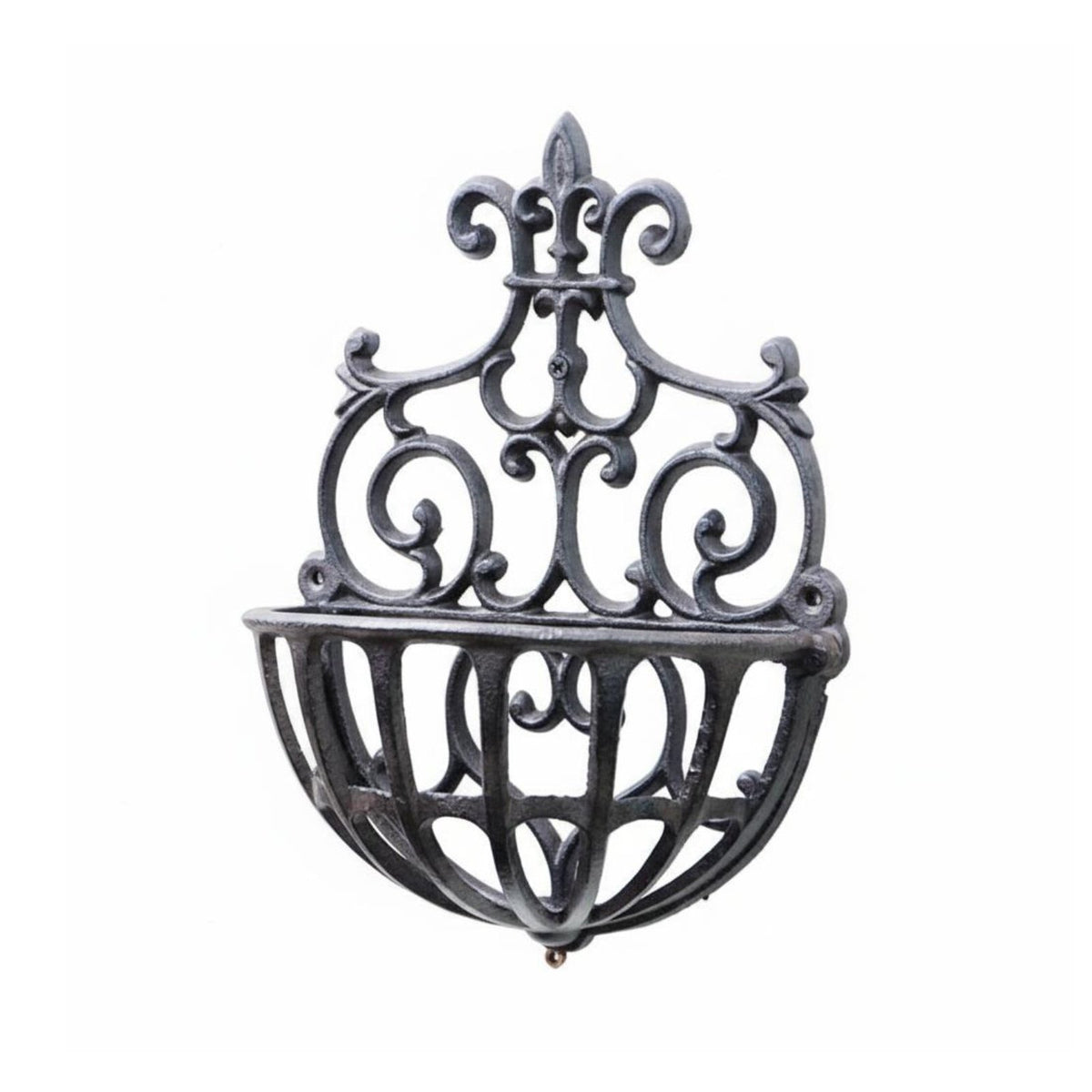 Wall-Mounted Plant Stand Ornate Scrollwork Hanging Flowerpot Bracket Stylish