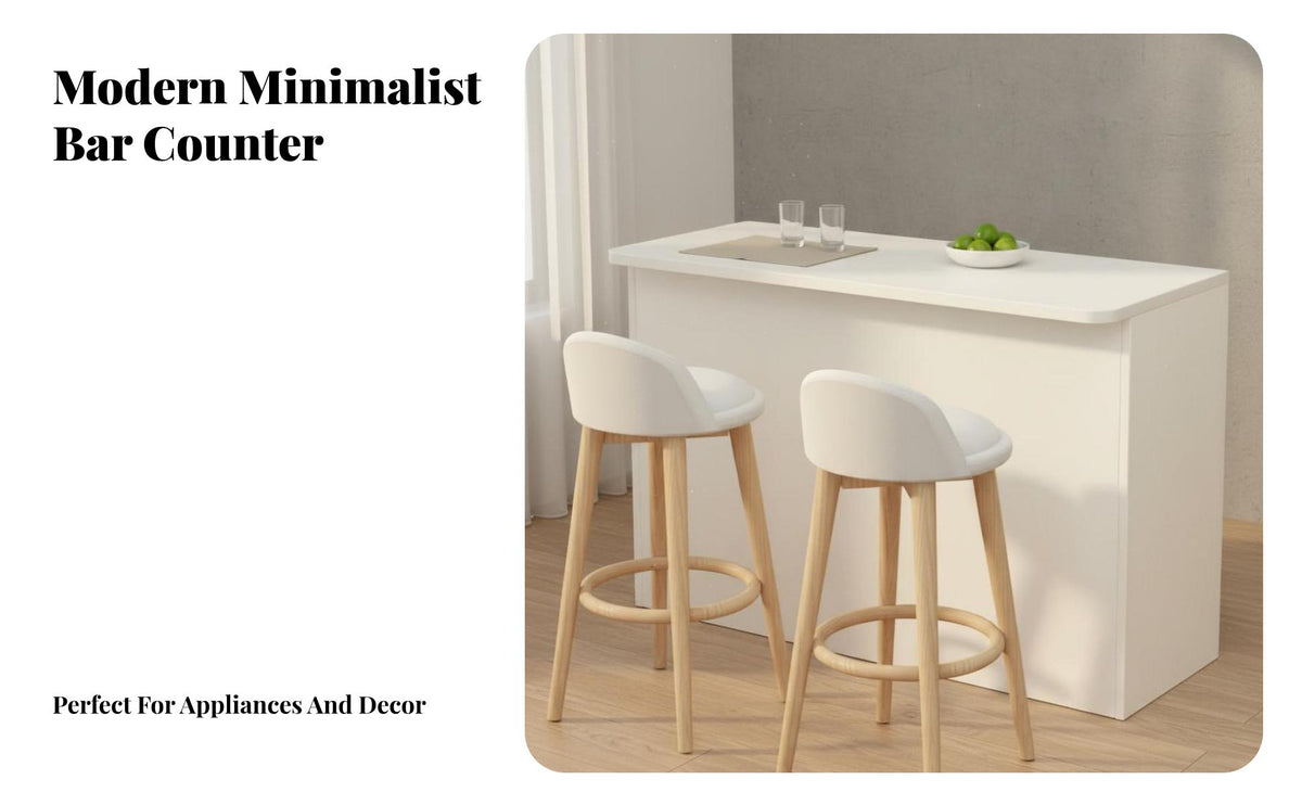 Multi-Functional Kitchen Island with Storage Rounded Corner Design Kitchen Island Table with Storage Large Countertop Room Divider Cabinet Versatile for Home Cooks, Apartment Dwellers, Homeowners, Breakfast Nook, Small Areas