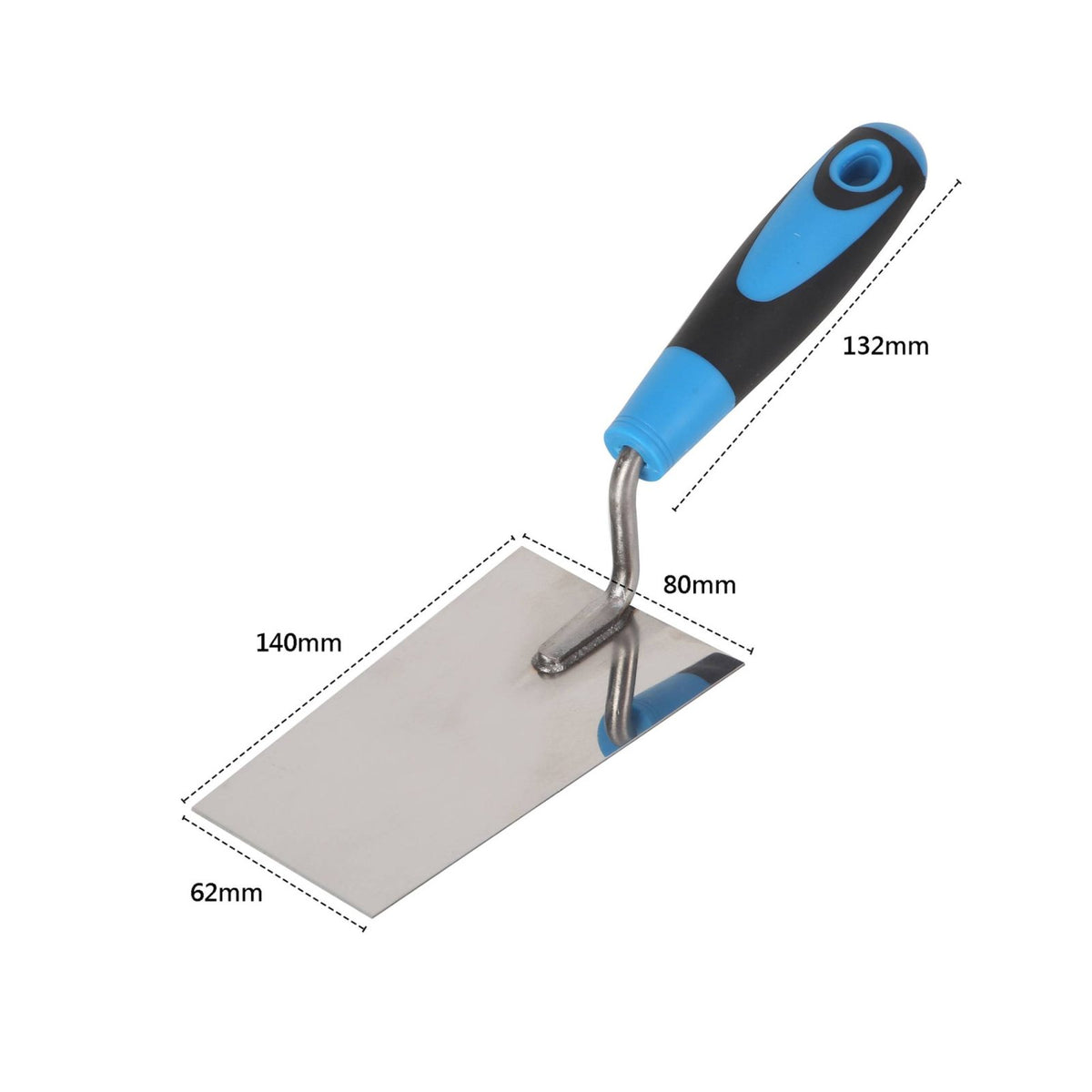 Stainless Steel Masonry Ergonomic Handle Hand Tool Hanging Hole