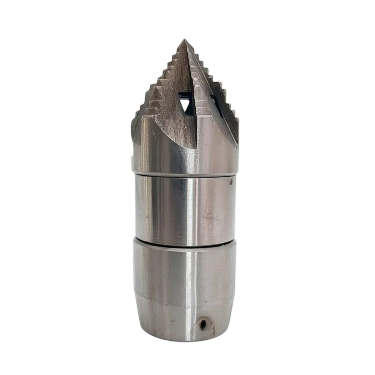 Rotating Drain Nozzle Compact piping Cleaning Nozzle Rust Resistant for Plumbers, Sewer Jetting