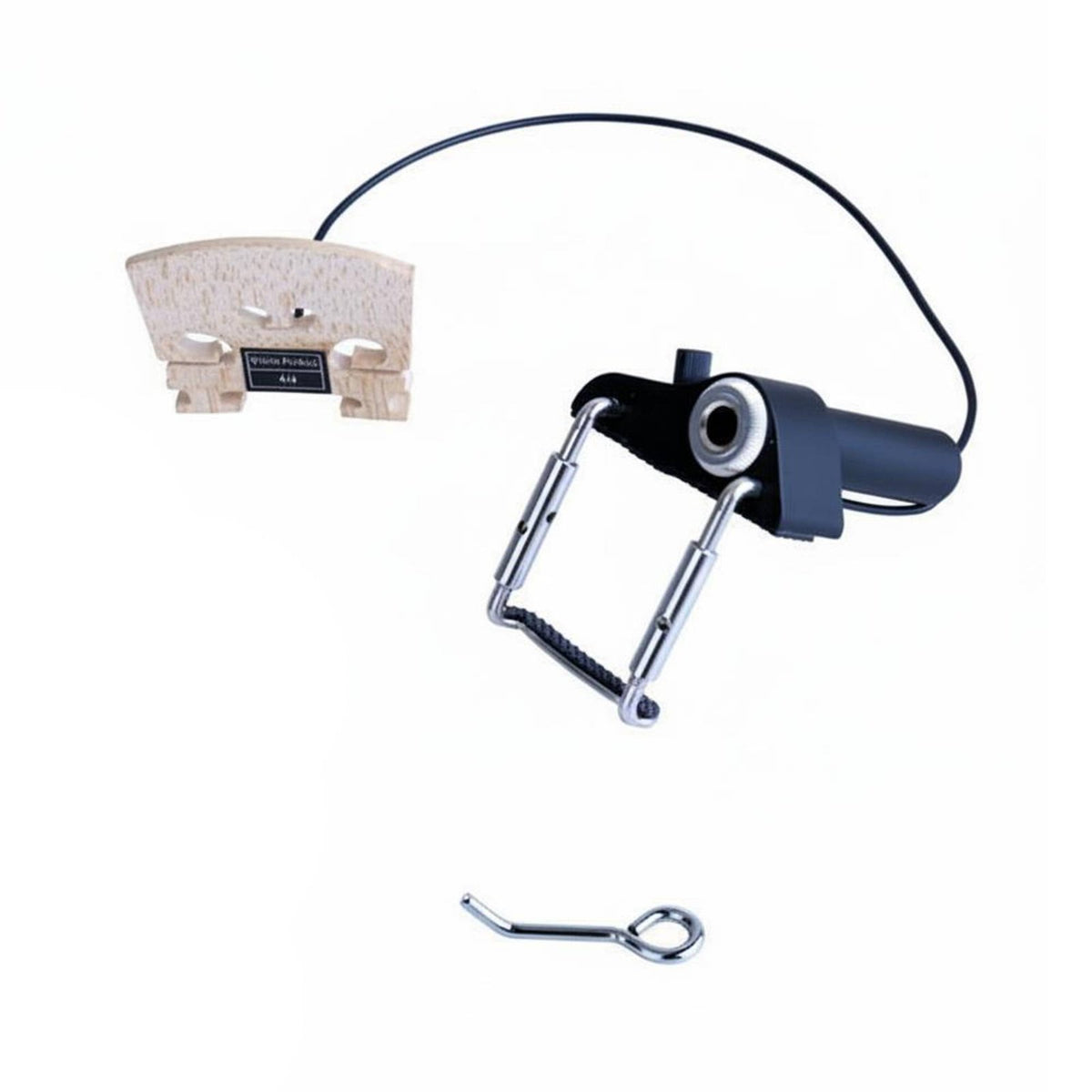 4/4 Violin Bridge Pickup Piezoelectric Piezo Violin Pickup High Fidelity Sound Musical Instrument Accessory for Artists