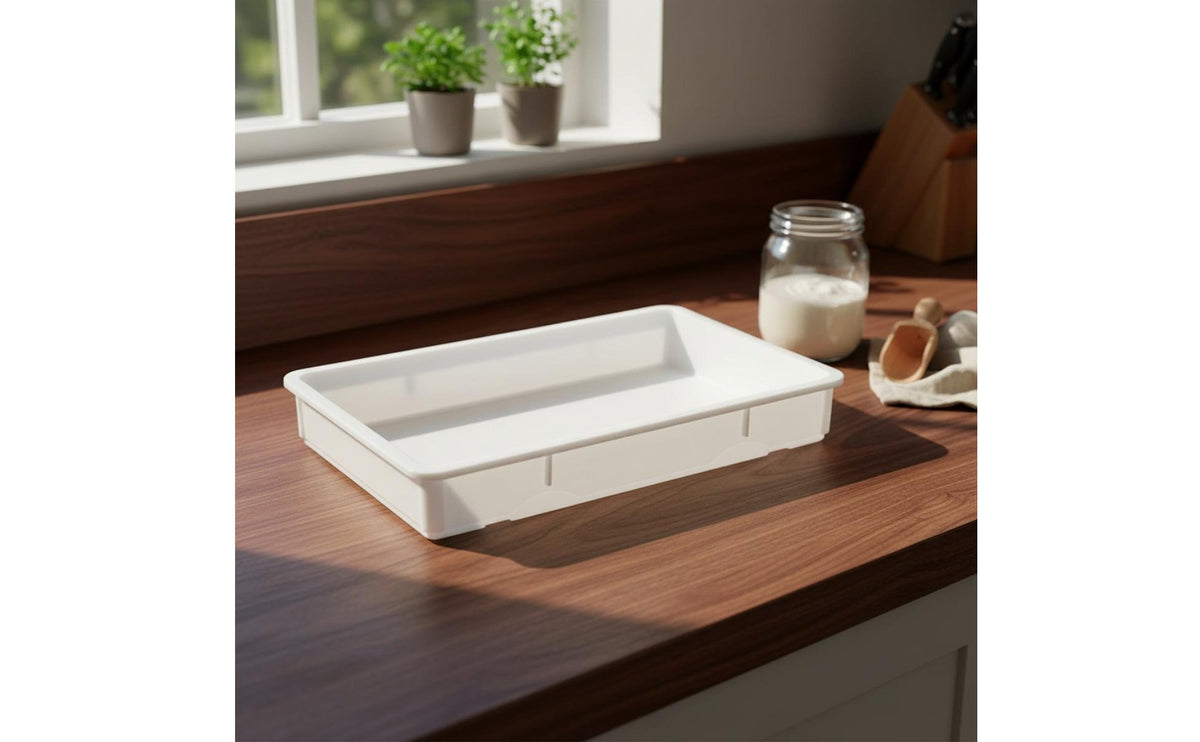 Bread Proofing Box Airtight Pizza Bread Proofing Box Stackable Fermentation Pan Wide Temperature Range Bakery Supply